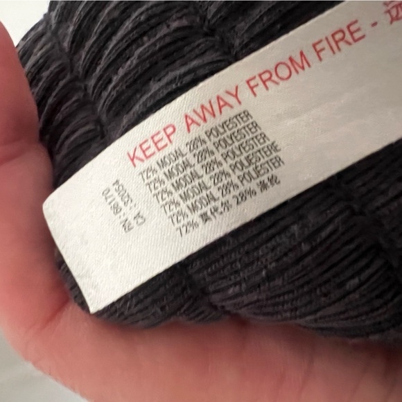 Anthropologie ribbed navy tapered ankle casual pants in 2X - Picture 10 of 10